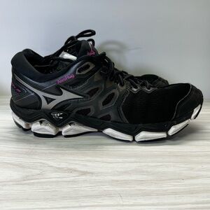 Mizuno Wave Horizon 3 Sneakers Womens 8.5 Black Fitness Running Shoes J1GD192655